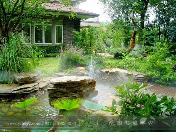 排屋别墅花园景观绿化设计